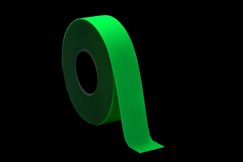 Bande Fluorescente Antidérapante 10m X 5cm - Ruban Adhésif Photoluminescent Pour Escaliers Et Marches