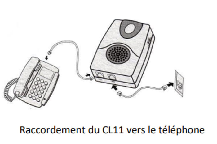 CL11 - Amplificateur et indicateur lumineux de sonnerie - handicap auditif – Image 3