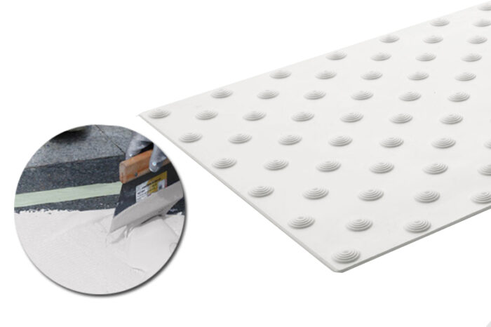 Bande podotactile handicap résine méthacrylate MTA extérieure à coller – Image 3