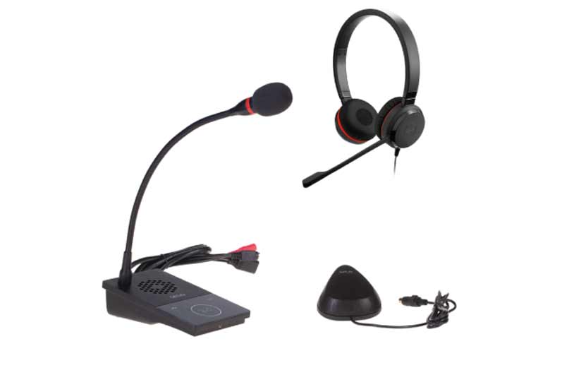 Interphone de guichet tactile OP-6505HK avec micro casque