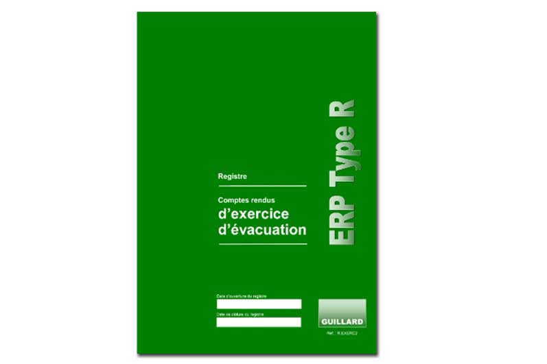 Registre d’Exercices d’Évacuation ERP Type R